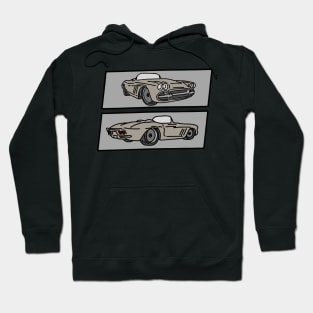 vintage retro car classic illustration Hoodie